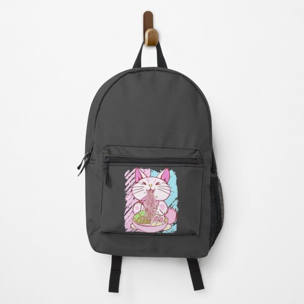 Item preview, Cat Love Ramen Noodle Food Japan Noodle Soup Pink Design designed and sold by brunsch-print.