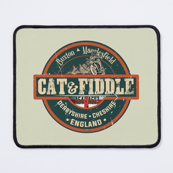 Item preview, Cat & Fiddle (A537) Motorcycle Cycle Sticker & T-Shirt 04 designed and sold by OuterShellUK.