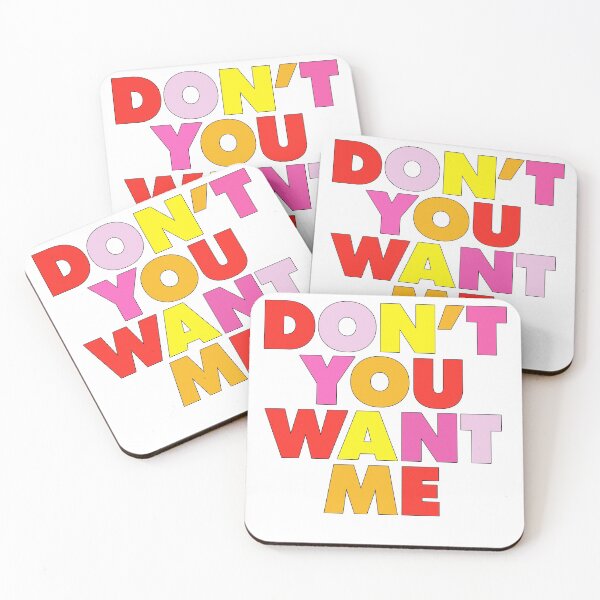 Item preview, Don't you want me 1 designed and sold by Periodic Table of Synthpop.