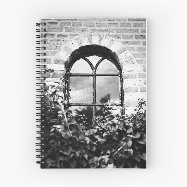 Item preview, Black and White photo of a hidden window behind the bushes on the street designed and sold by Diana van Neck.