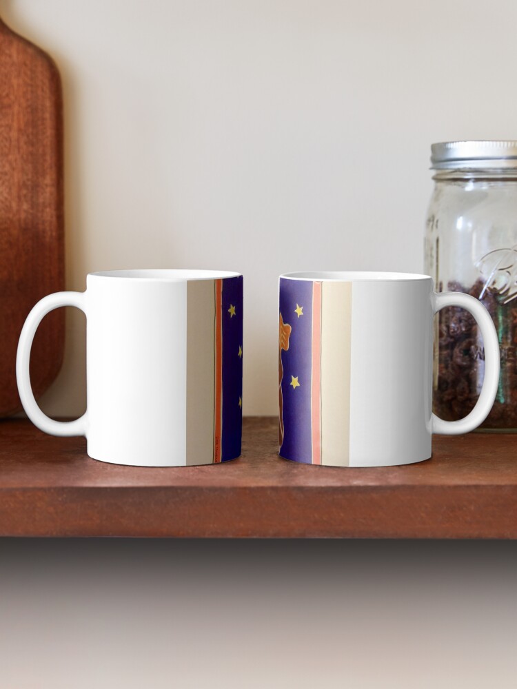Thumbnail 2 of 6, Coffee Mug, “Gingerbread Christmas Angel” designed and sold by CarmelArtist.