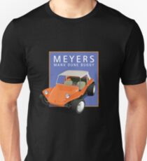 Dune Buggy Manx Orange Blue Box Unisex T-Shirt