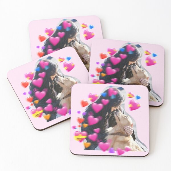 Item preview, Lucky the Pizza Dog and Kate Bishop Aesthetic Hearts designed and sold by ReadyRichell.