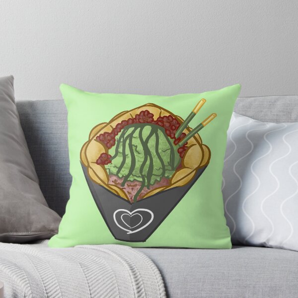 Artikelvorschau, Matcha-Bubble-Waffel mit roten Bohnen entworfen und verkauft von Cafe Van.