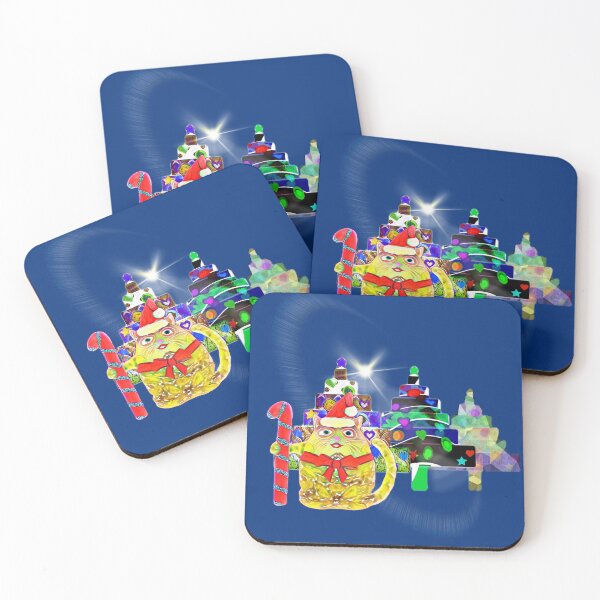 Item preview, Magical Christmas forest, colorful fir trees and a Christmas cat - comic drawn designed and sold by kikidu21.