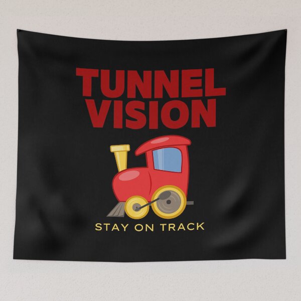 Item preview, Tunnel Vision Stay On Track designed and sold by uranus-art.