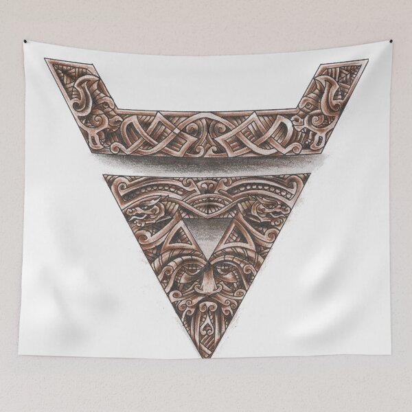 Item preview, Veles Slavic God Veles Wall Poster Slavic Pagan Witchcraft designed and sold by Mariusz Szmerdt.