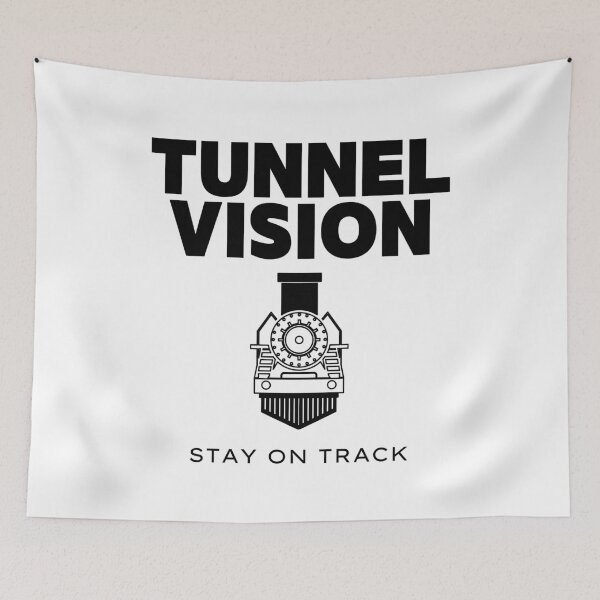 Item preview, Tunnel Vision Stay On Track designed and sold by uranus-art.