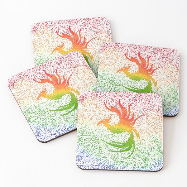 Item preview, Phoenix firebird - rainbow designed and sold by TanTrisTani.