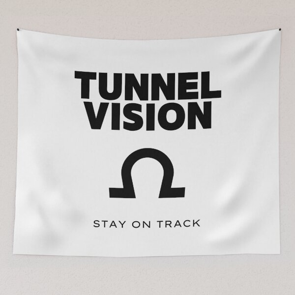 Item preview, Tunnel Vision Stay On Track designed and sold by uranus-art.