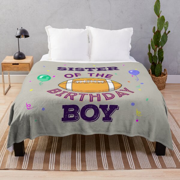 Item preview, Sister of the American football birthday boy, dark text, footballer sister, sport, american football lover designed and sold by SGS-.