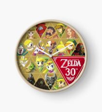 Zelda Series 30th Anniversary Clock