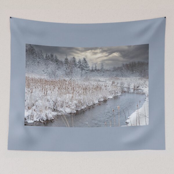 Item preview, Winter Marshland River designed and sold by onepony.