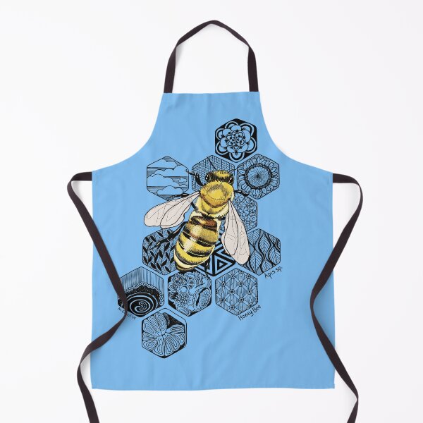 Item preview, Golden Honey Bee Doodle designed and sold by mernstw.