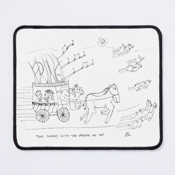 Item preview, Song Cartoon - Surrey With the Fringe on Top designed and sold by fred rosenthal.