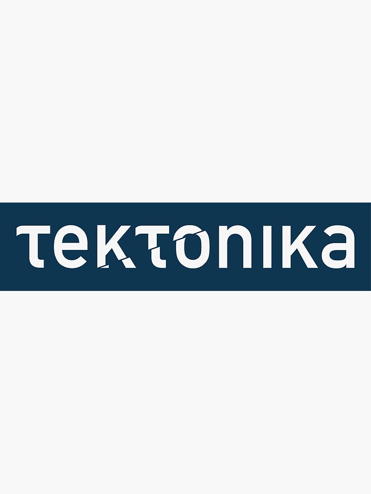 Thumbnail 3 of 3, Sticker, Tektonika Logo - Blue designed and sold by TektonikaShop.