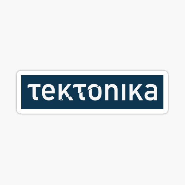 Tektonika Logo - Blue Sticker