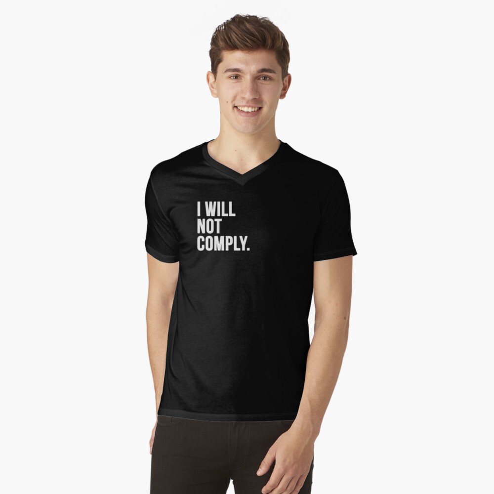 Item preview, V-Neck T-Shirt designed and sold by faithandliberty.