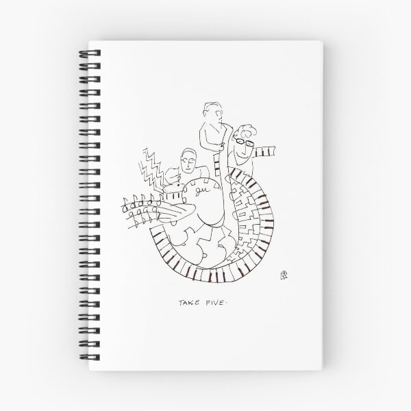 Item preview, Song Cartoon - Take Five designed and sold by fred rosenthal.