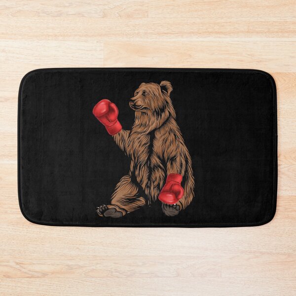 Item preview, Boxer bear brown bear grizzly predator with boxing gloves martial arts designed and sold by brunsch-print.