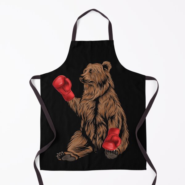 Item preview, Boxer bear brown bear grizzly predator with boxing gloves martial arts designed and sold by brunsch-print.