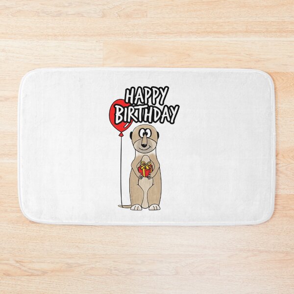 Item preview, Happy Birthday Meerkat Lover Wildlife Funny designed and sold by doodlerob.