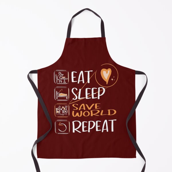 Item preview, Super Caregiver/Nursing Assistant/Nurse's Aide saves the World. Eat, sleep, save world, repeat. designed and sold by funnycolors.
