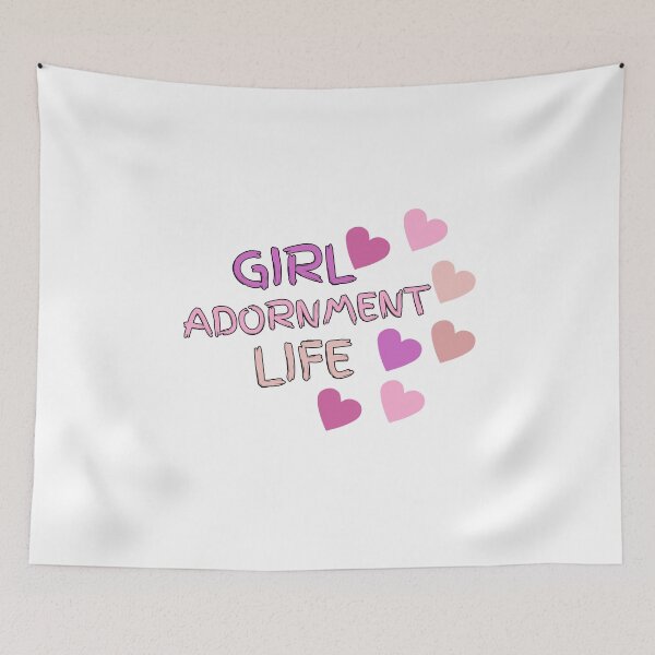 Item preview, girl adornment life shirt designed and sold by Ayoublab.