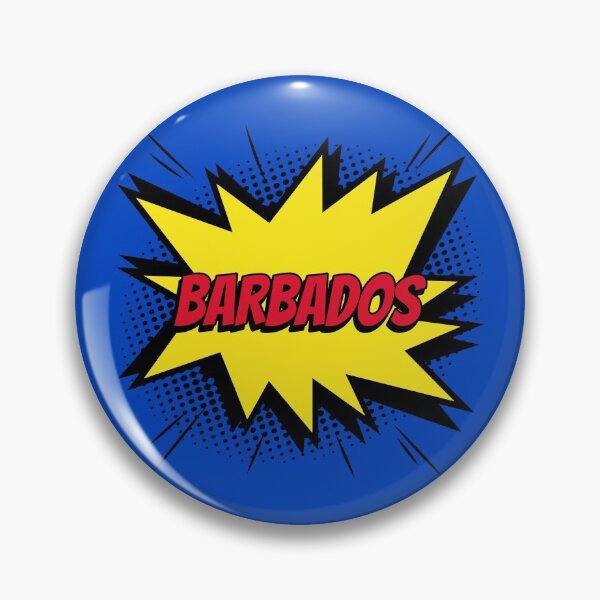 Item preview, Barbados comic kapow style artwork  designed and sold by CreatedbyJR.