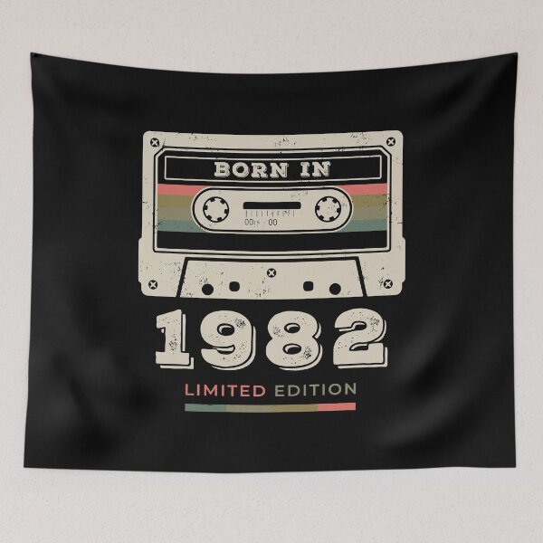 Item preview, Born In 1982 Limited Edition 80s Tee | Classic Cassette Tape designed and sold by knapst.