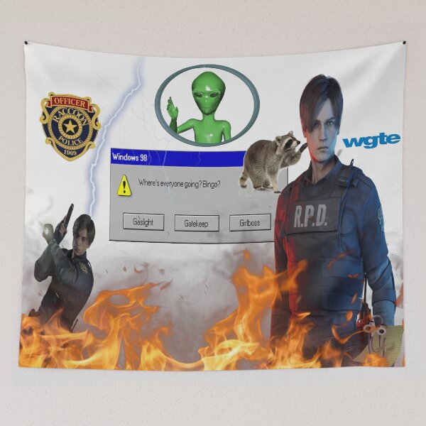 Item preview, Leon Kennedy Gaslighting, Gatekeeping, and Girlbossing designed and sold by kavemann.