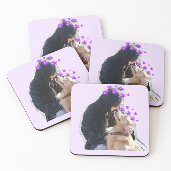 Item preview, Lucky the Pizza Dog and Kate Bishop Purple Hearts designed and sold by ReadyRichell.