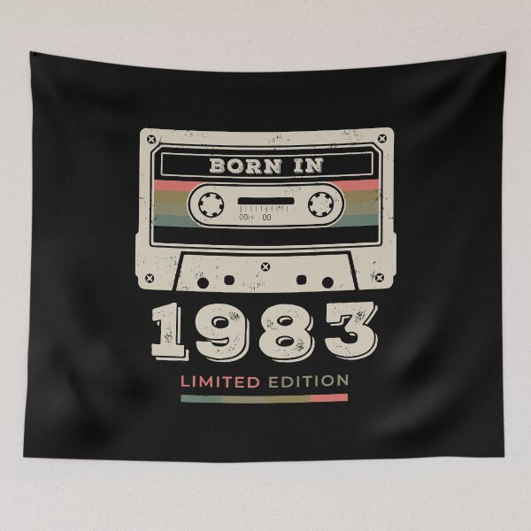 Item preview, Born In 1983 Limited Edition 80s Tee | Classic Cassette Tape designed and sold by knapst.
