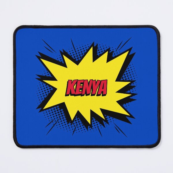 Item preview, Kenya comic kapow style artwork  designed and sold by CreatedbyJR.