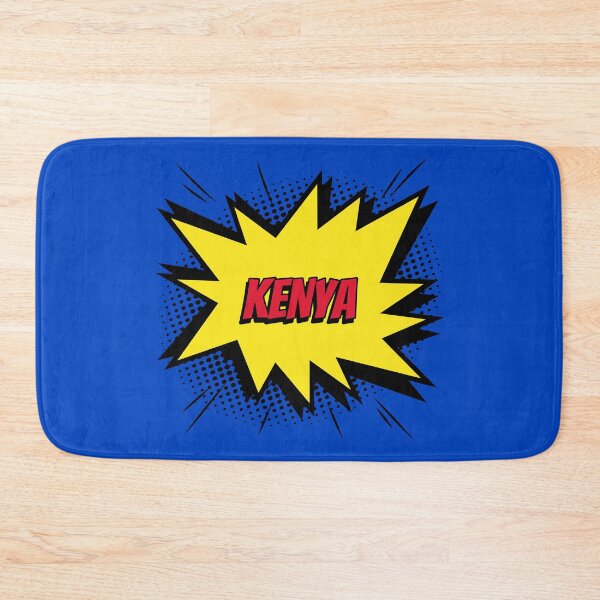 Item preview, Kenya comic kapow style artwork  designed and sold by CreatedbyJR.