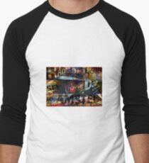Typography Men's Baseball ¾ T-Shirt