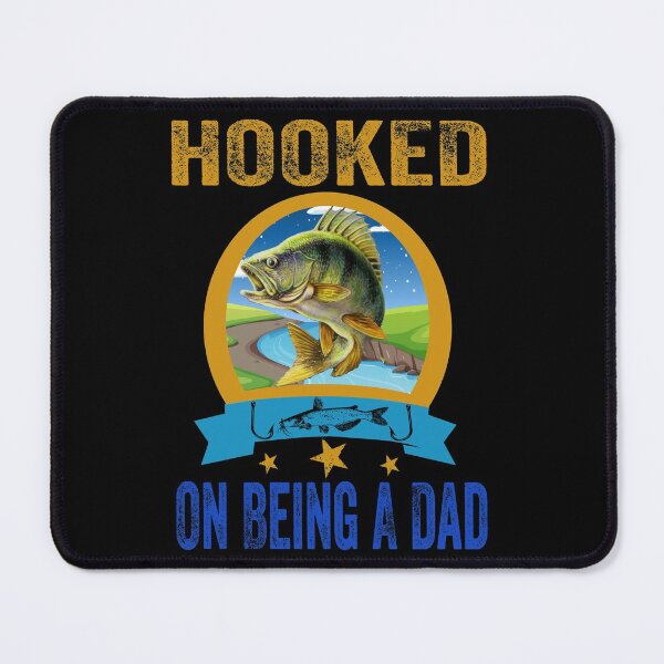 Item preview, Hooked On Being A Dad Funny Fishing Dad  designed and sold by boyastore.