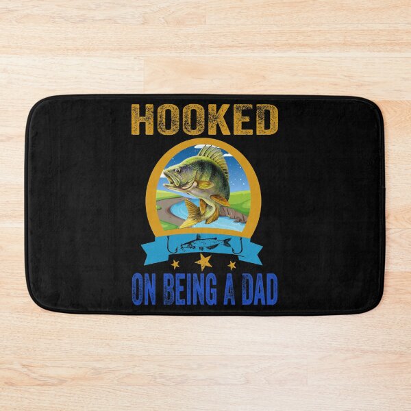 Item preview, Hooked On Being A Dad Funny Fishing Dad  designed and sold by boyastore.