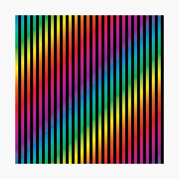 Item preview, Rainbow Gradient Stripe (wide) designed and sold by implexity.