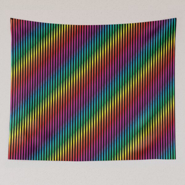 Item preview, Rainbow Gradient Stripe (wide) designed and sold by implexity.
