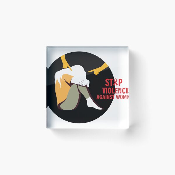 Item preview, STOP violence against women, womens t-shirt designed and sold by JustBeReale.