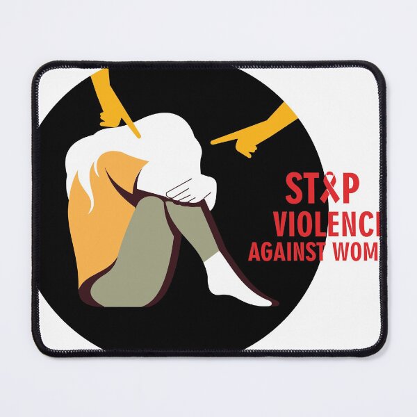 Item preview, STOP violence against women, womens t-shirt designed and sold by JustBeReale.