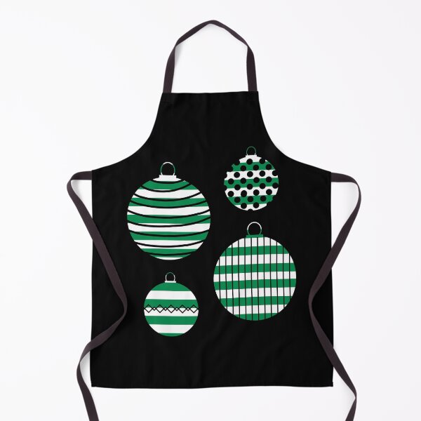 Item preview, Glasgow Celtic Football Club Green and White Hooped Christmas Bauble Festive Design designed and sold by MacPean.