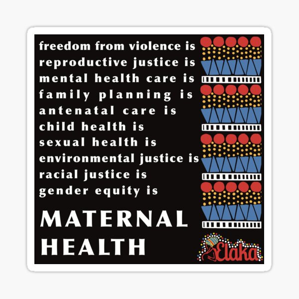 Maternal Health Sticker