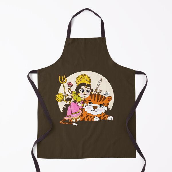 Item preview, Goddess Durga with Tiger - Hindu Deity - Indian Goddess designed and sold by mydoodlesateme.