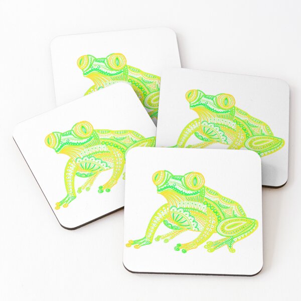 Item preview, Green mandala frog designed and sold by Softillusion.