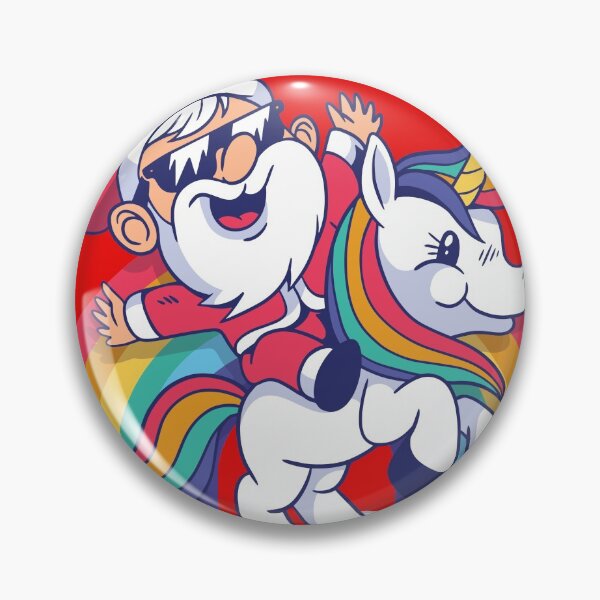 Item preview, Funny Christmas Santa Driving Unicorn Xmas Decoration Don't Stop Believing designed and sold by Safricdietz.