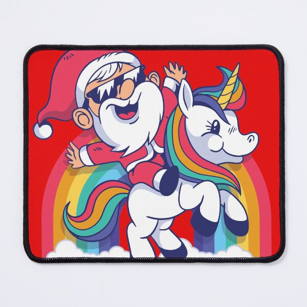 Item preview, Funny Christmas Santa Driving Unicorn Xmas Decoration Don't Stop Believing designed and sold by Safricdietz.