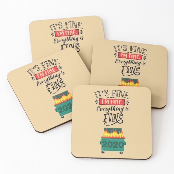 Item preview, Dumpster Fire I'm Fine Meme Microwave Dishwasher 2020  designed and sold by Honasbb992.
