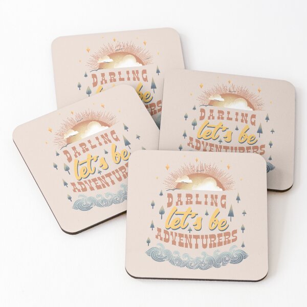 Item preview, Darling, Let’s be Adventurers | Travel | Romantic Design | Wanderlust designed and sold by Artsyalison.